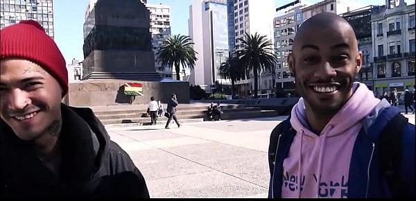  Spanish Latino Twink Kendro Meets With Black Latino Guy In Uruguay For Fucking Scene
